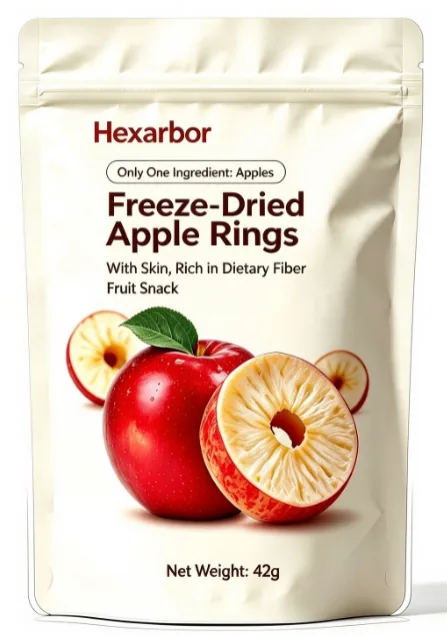 Freeze-dried apple rings, product image 1
