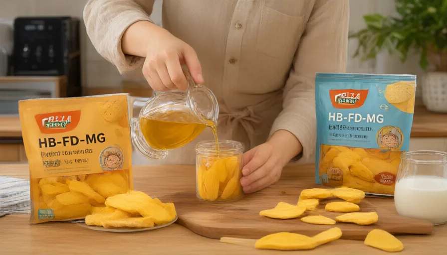 Freeze-dried mango (HB-FD-MG) in service